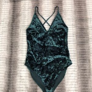 Forever 21 Velvet body suit